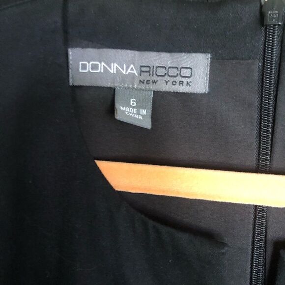 Donna Ricco summer pleated sleeveless dress.size 6 - Picture 3 of 9